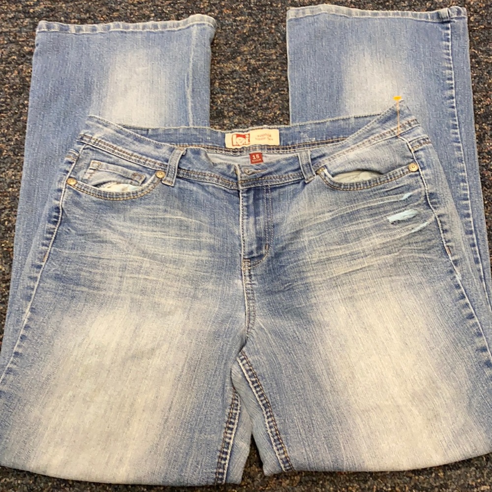 L.E.I Hipster Flare Jeans sz. 15 Regular